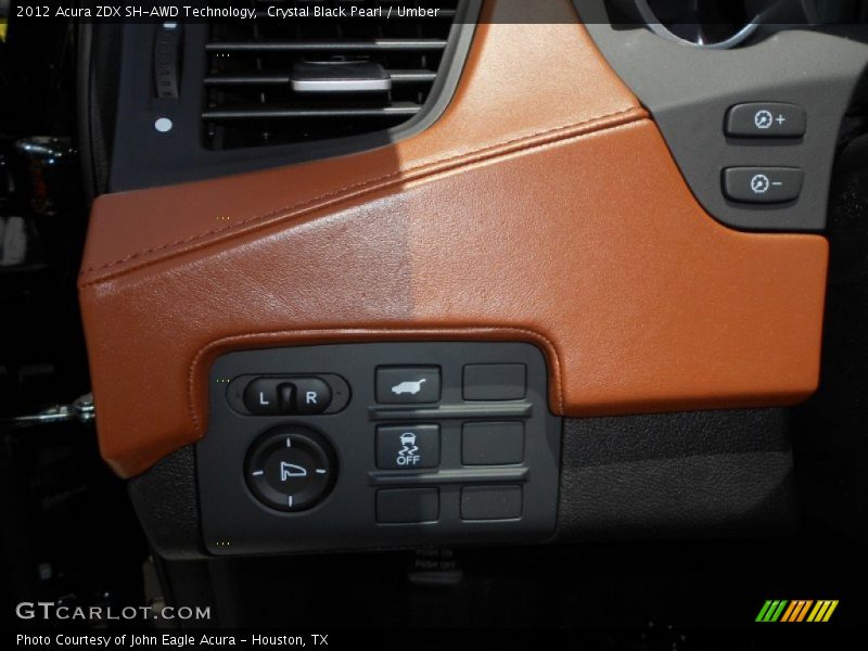 Controls of 2012 ZDX SH-AWD Technology