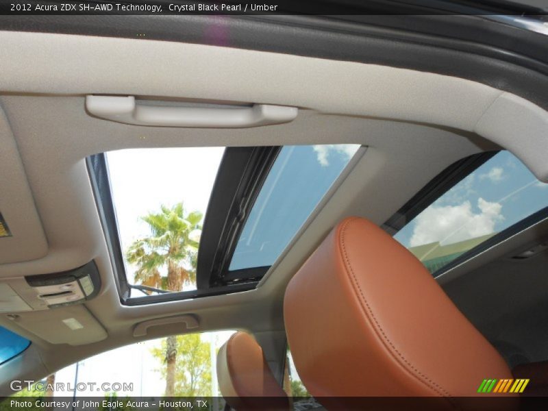 Sunroof of 2012 ZDX SH-AWD Technology