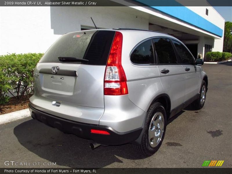 Alabaster Silver Metallic / Gray 2009 Honda CR-V LX