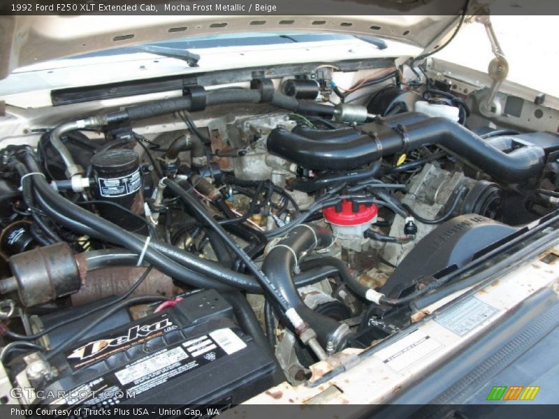  1992 F250 XLT Extended Cab Engine - 7.5 Liter OHV 16-Valve V8