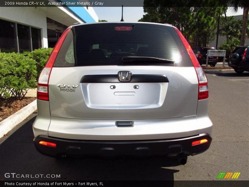 Alabaster Silver Metallic / Gray 2009 Honda CR-V LX