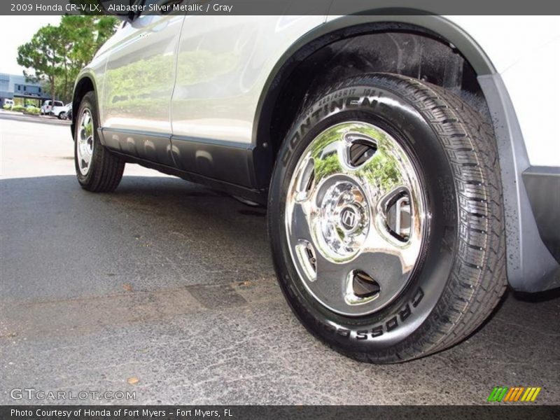 Alabaster Silver Metallic / Gray 2009 Honda CR-V LX