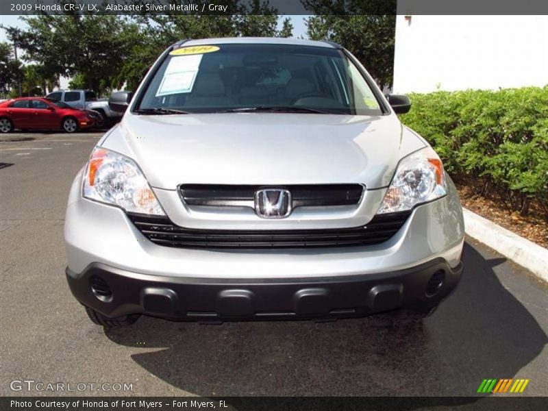 Alabaster Silver Metallic / Gray 2009 Honda CR-V LX