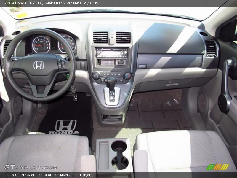Alabaster Silver Metallic / Gray 2009 Honda CR-V LX
