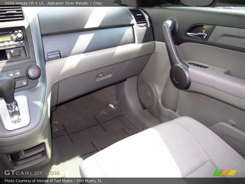 Alabaster Silver Metallic / Gray 2009 Honda CR-V LX