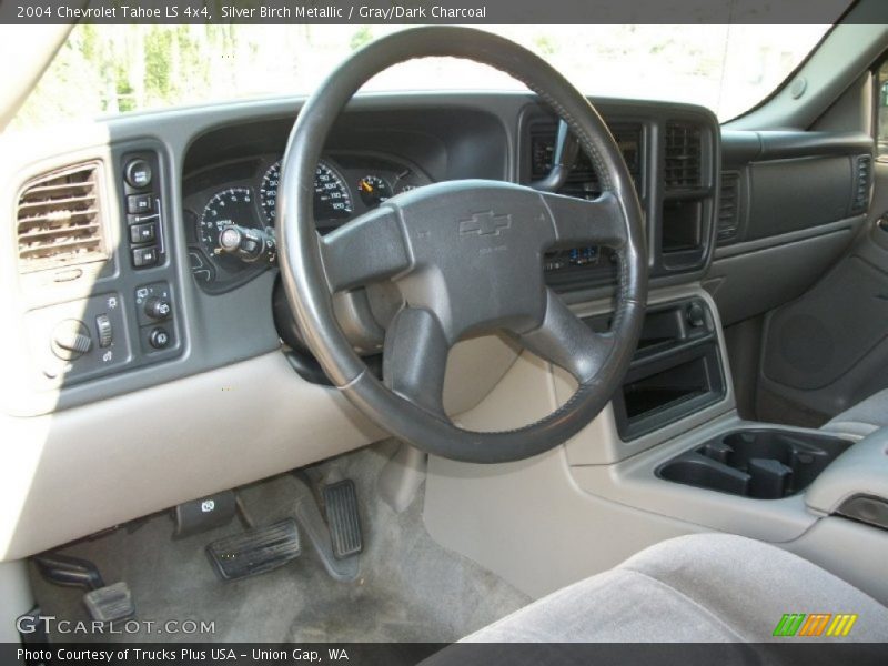 Silver Birch Metallic / Gray/Dark Charcoal 2004 Chevrolet Tahoe LS 4x4