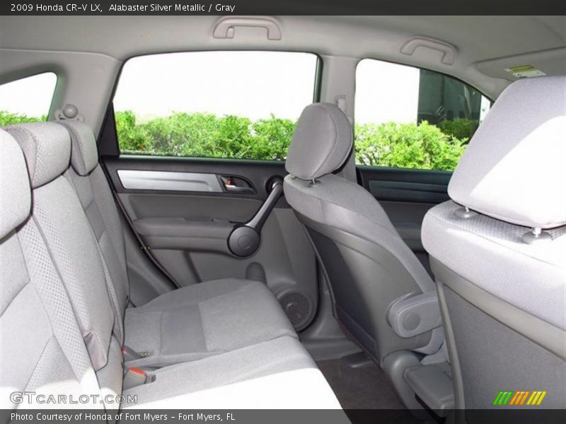 Alabaster Silver Metallic / Gray 2009 Honda CR-V LX