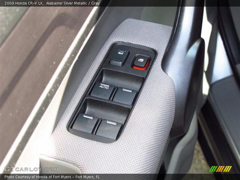 Alabaster Silver Metallic / Gray 2009 Honda CR-V LX