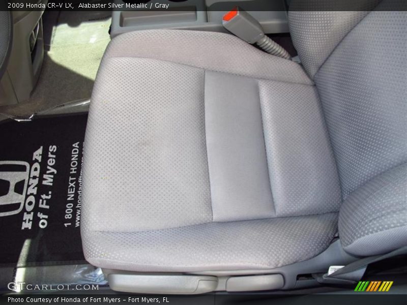 Alabaster Silver Metallic / Gray 2009 Honda CR-V LX