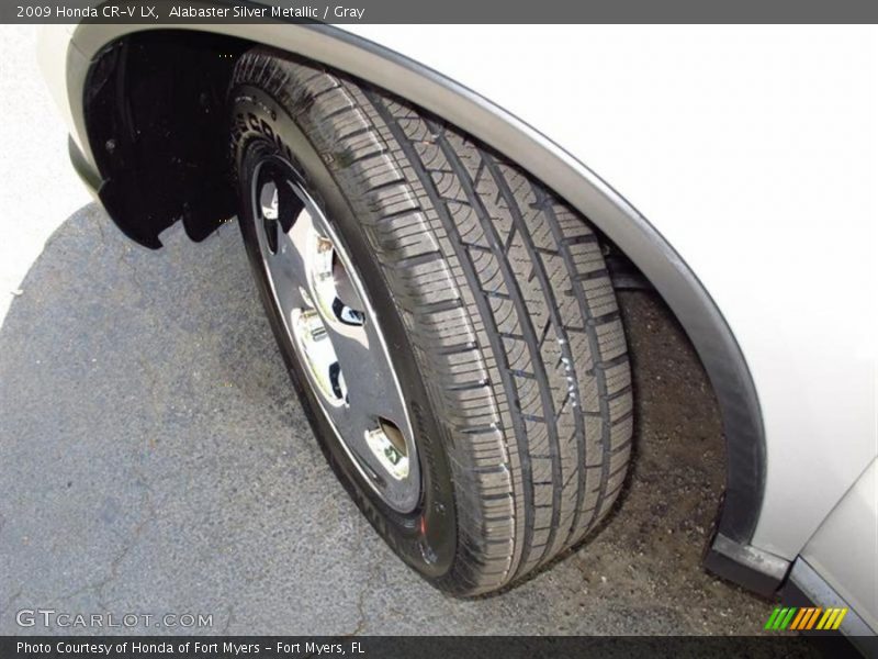 Alabaster Silver Metallic / Gray 2009 Honda CR-V LX