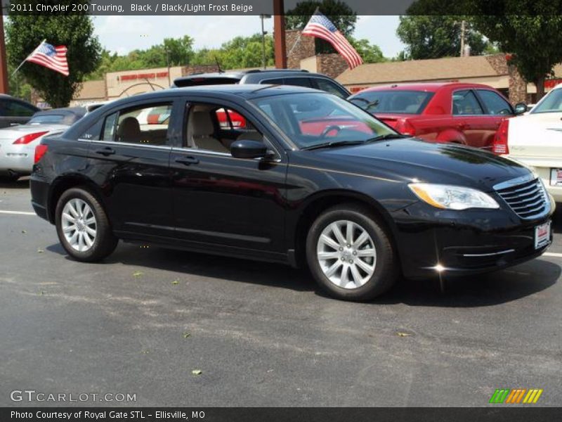 Black / Black/Light Frost Beige 2011 Chrysler 200 Touring