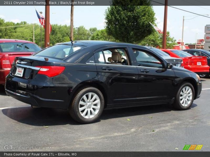 Black / Black/Light Frost Beige 2011 Chrysler 200 Touring