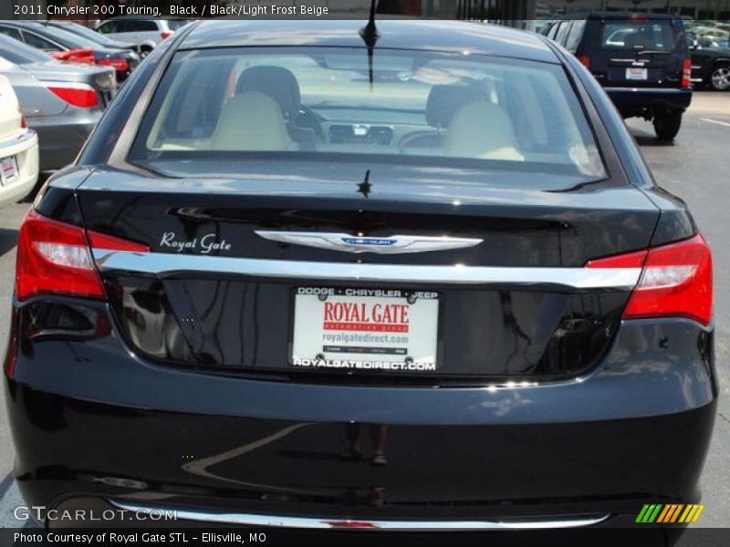 Black / Black/Light Frost Beige 2011 Chrysler 200 Touring