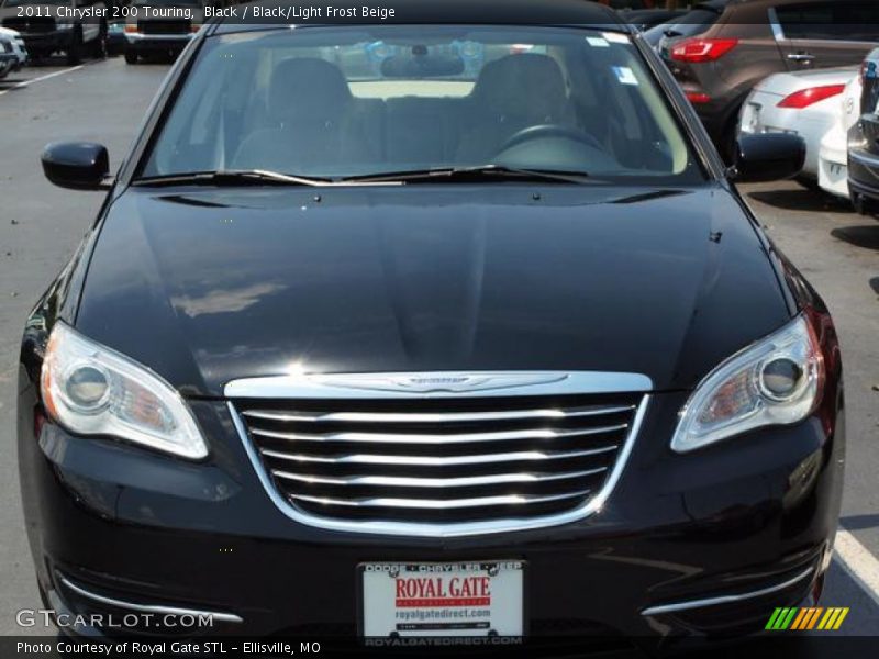 Black / Black/Light Frost Beige 2011 Chrysler 200 Touring