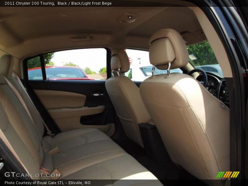 Black / Black/Light Frost Beige 2011 Chrysler 200 Touring