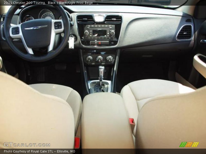 Black / Black/Light Frost Beige 2011 Chrysler 200 Touring