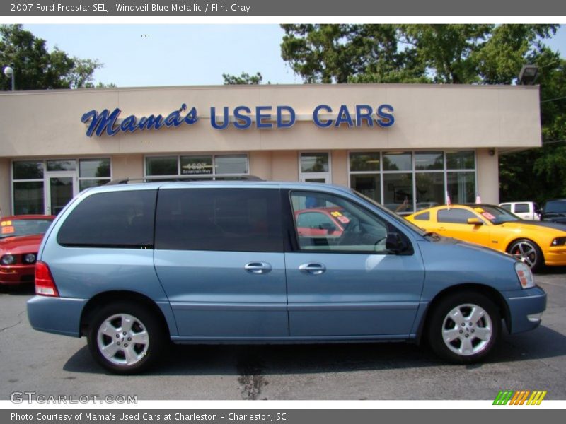 Windveil Blue Metallic / Flint Gray 2007 Ford Freestar SEL