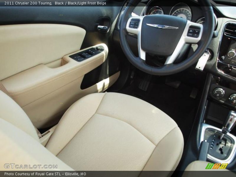 Black / Black/Light Frost Beige 2011 Chrysler 200 Touring