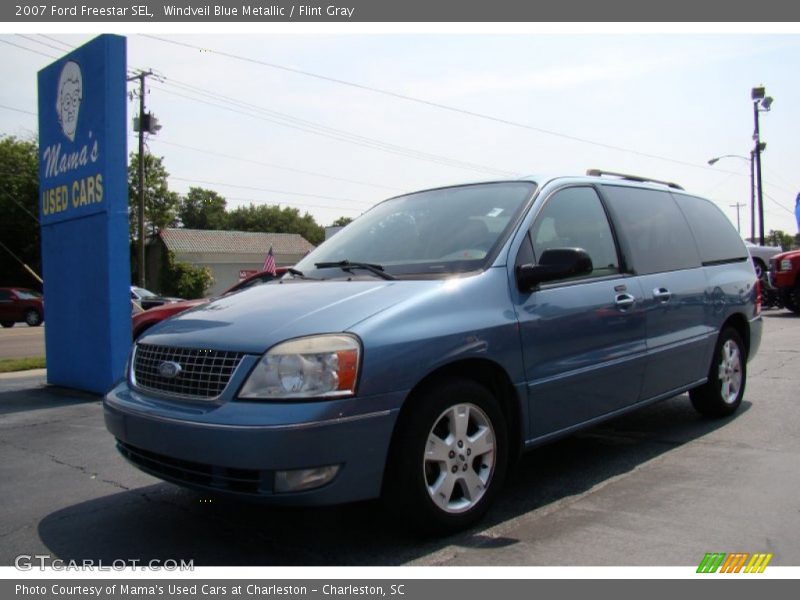 Windveil Blue Metallic / Flint Gray 2007 Ford Freestar SEL