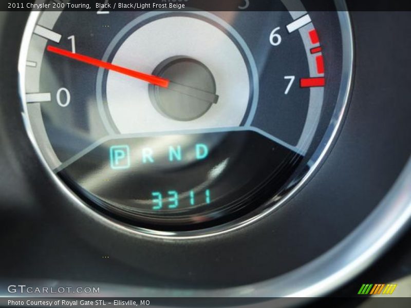 Black / Black/Light Frost Beige 2011 Chrysler 200 Touring