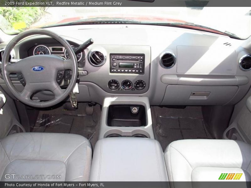 Redfire Metallic / Medium Flint Grey 2005 Ford Expedition XLT