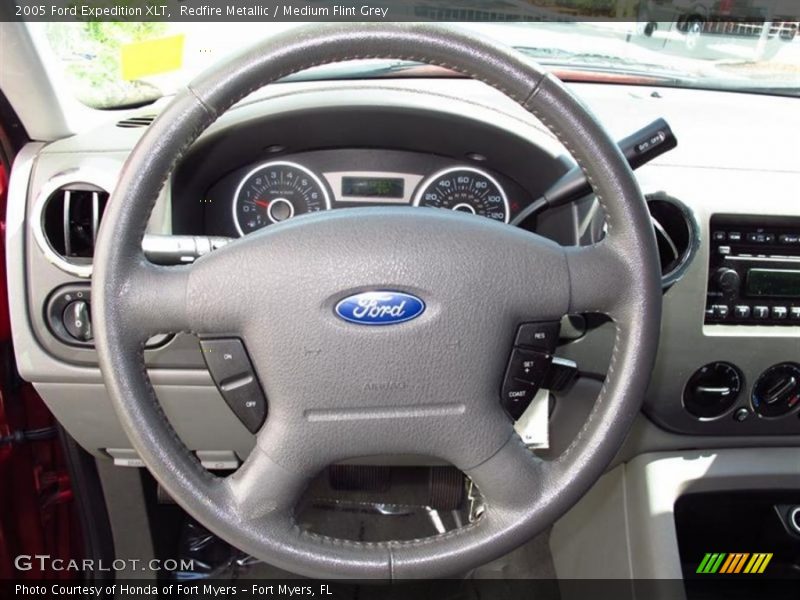 Redfire Metallic / Medium Flint Grey 2005 Ford Expedition XLT