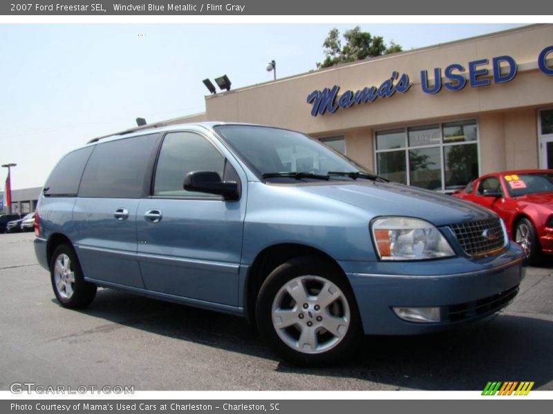 Windveil Blue Metallic / Flint Gray 2007 Ford Freestar SEL
