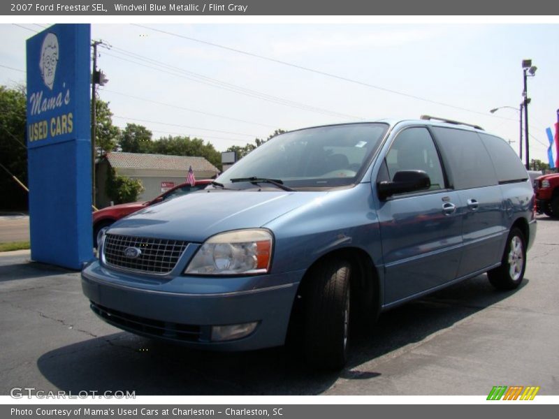 Windveil Blue Metallic / Flint Gray 2007 Ford Freestar SEL