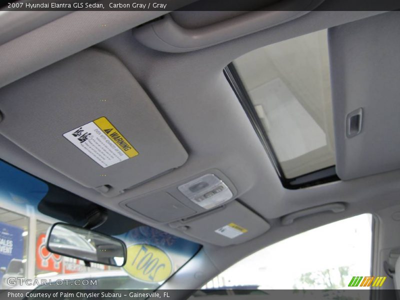 Carbon Gray / Gray 2007 Hyundai Elantra GLS Sedan