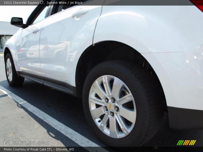 Summit White / Jet Black 2011 Chevrolet Equinox LT