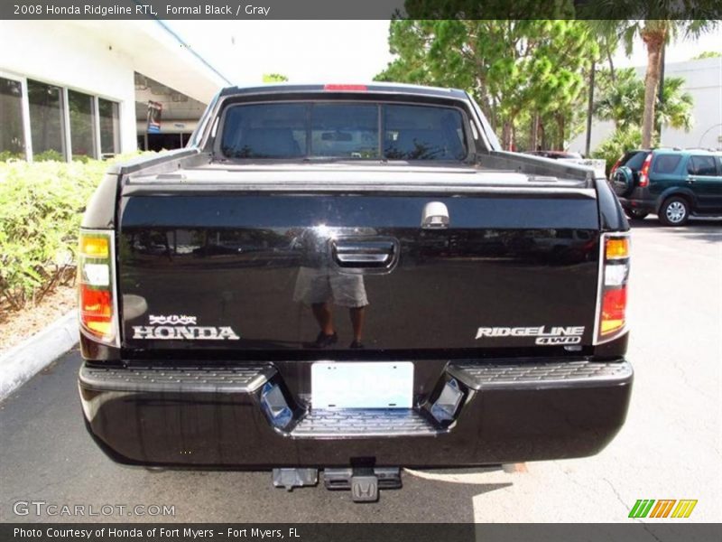 Formal Black / Gray 2008 Honda Ridgeline RTL