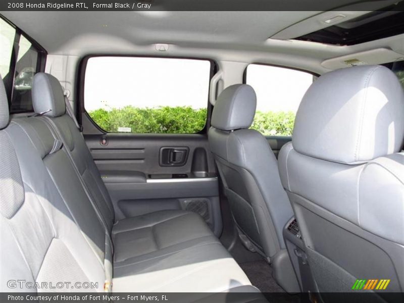 Formal Black / Gray 2008 Honda Ridgeline RTL