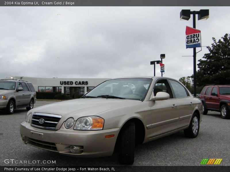 Cream Gold / Beige 2004 Kia Optima LX