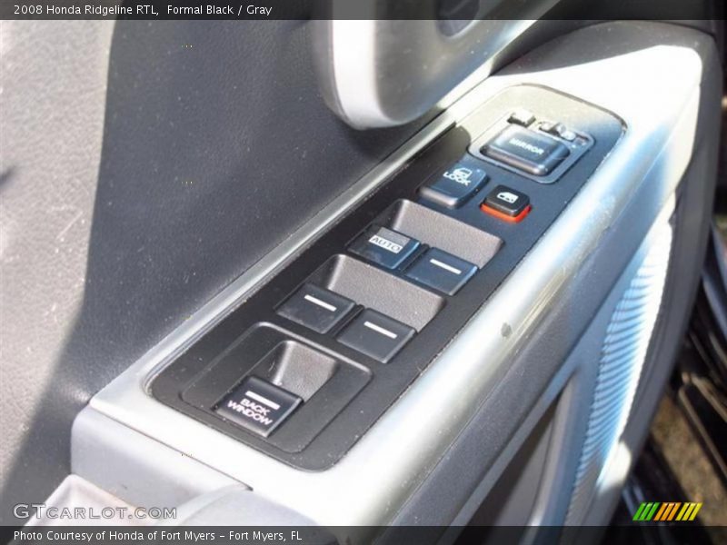 Formal Black / Gray 2008 Honda Ridgeline RTL