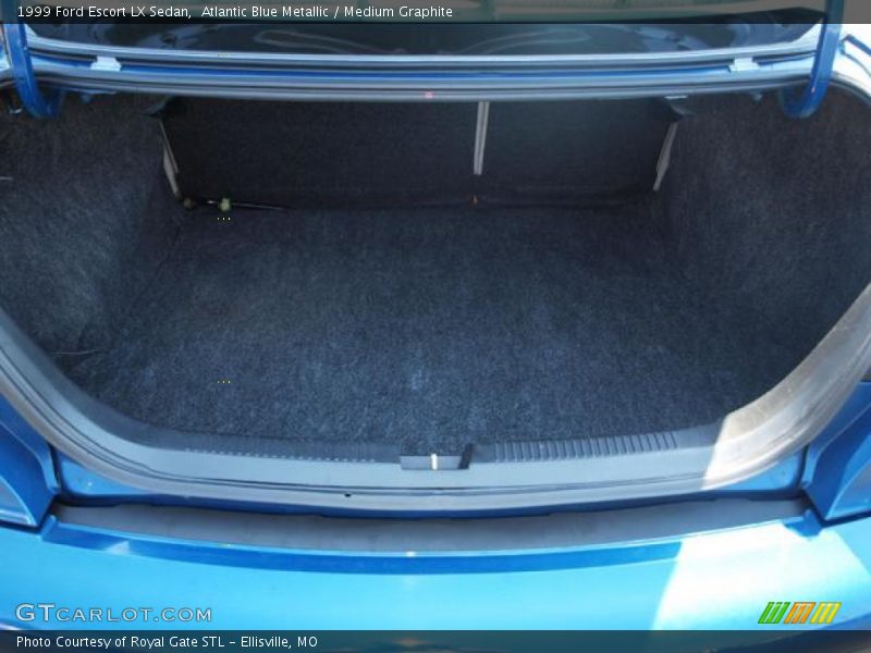 Atlantic Blue Metallic / Medium Graphite 1999 Ford Escort LX Sedan