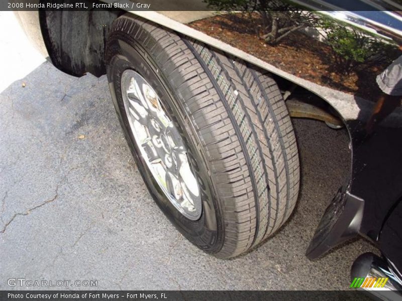 Formal Black / Gray 2008 Honda Ridgeline RTL