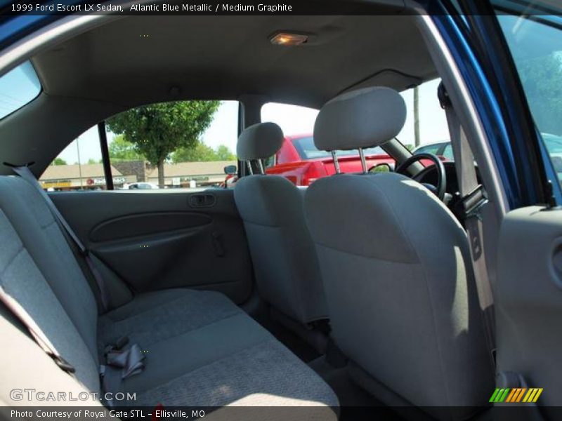Atlantic Blue Metallic / Medium Graphite 1999 Ford Escort LX Sedan
