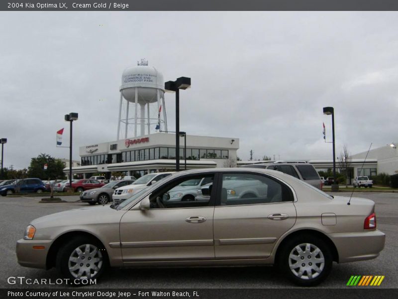 Cream Gold / Beige 2004 Kia Optima LX