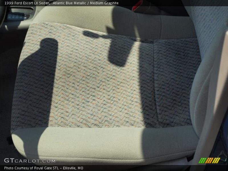 Atlantic Blue Metallic / Medium Graphite 1999 Ford Escort LX Sedan