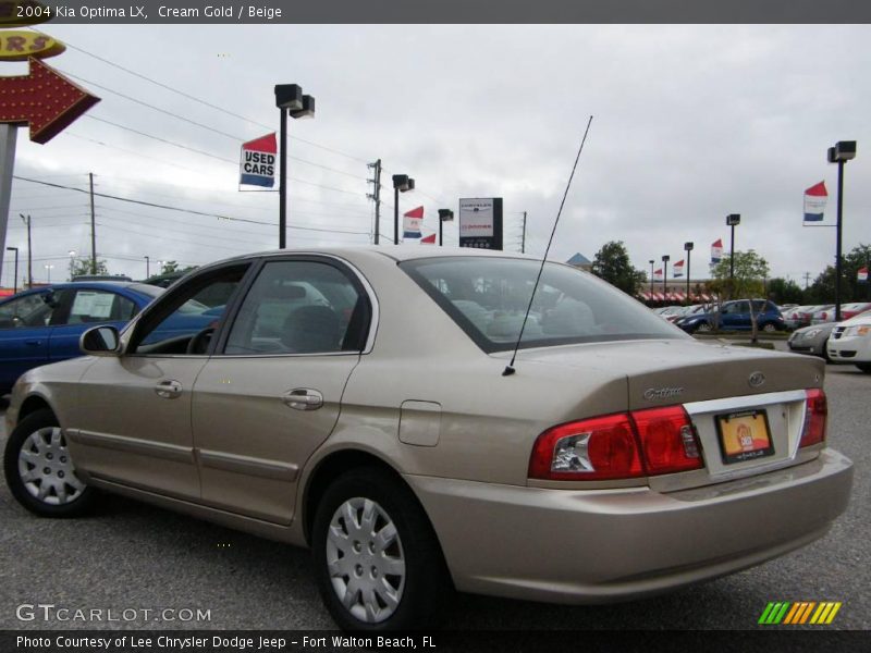 Cream Gold / Beige 2004 Kia Optima LX