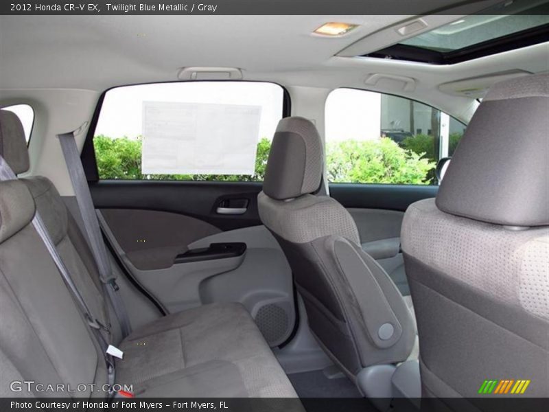 Twilight Blue Metallic / Gray 2012 Honda CR-V EX