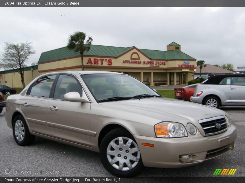 Cream Gold / Beige 2004 Kia Optima LX