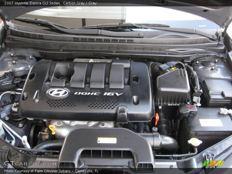 Carbon Gray / Gray 2007 Hyundai Elantra GLS Sedan