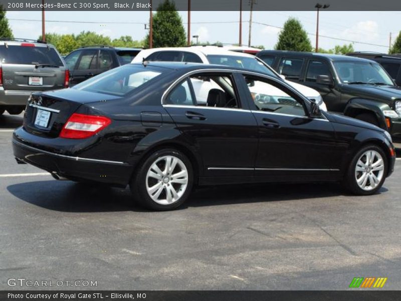 Black / Black 2008 Mercedes-Benz C 300 Sport