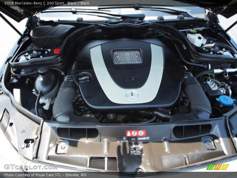 Black / Black 2008 Mercedes-Benz C 300 Sport