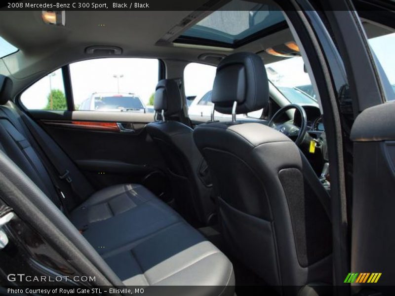 Black / Black 2008 Mercedes-Benz C 300 Sport
