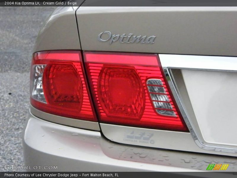 Cream Gold / Beige 2004 Kia Optima LX
