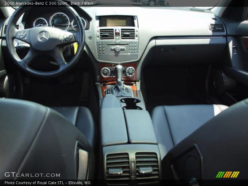 Black / Black 2008 Mercedes-Benz C 300 Sport