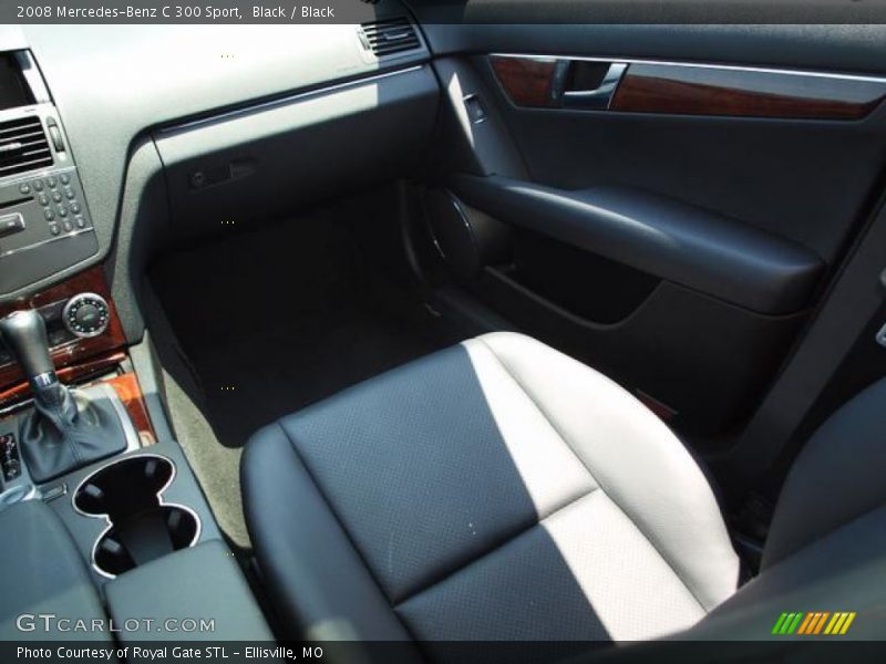 Black / Black 2008 Mercedes-Benz C 300 Sport