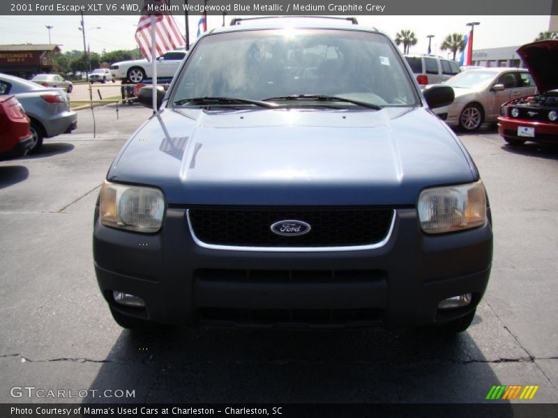 Medium Wedgewood Blue Metallic / Medium Graphite Grey 2001 Ford Escape XLT V6 4WD